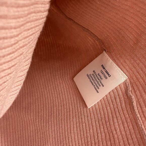 Rosewater Remi Pink Floral Sheer Top Blouse Size Small - Picture 5 of 7